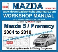 Mazda 5 Pemacy workshop repair manual download